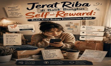 Ilustrasi jeratan riba untuk artikel Jeratan Riba di Balik Bungkus Self-Reward