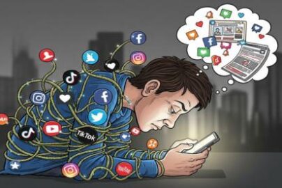 Ilustrasi kesehatan mental untuk artikel Menjaga Kesehatan Mental di Tengah Tekanan Media Sosial